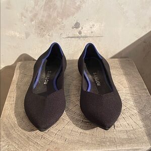 Rothy's Black and Blue Women's Flats